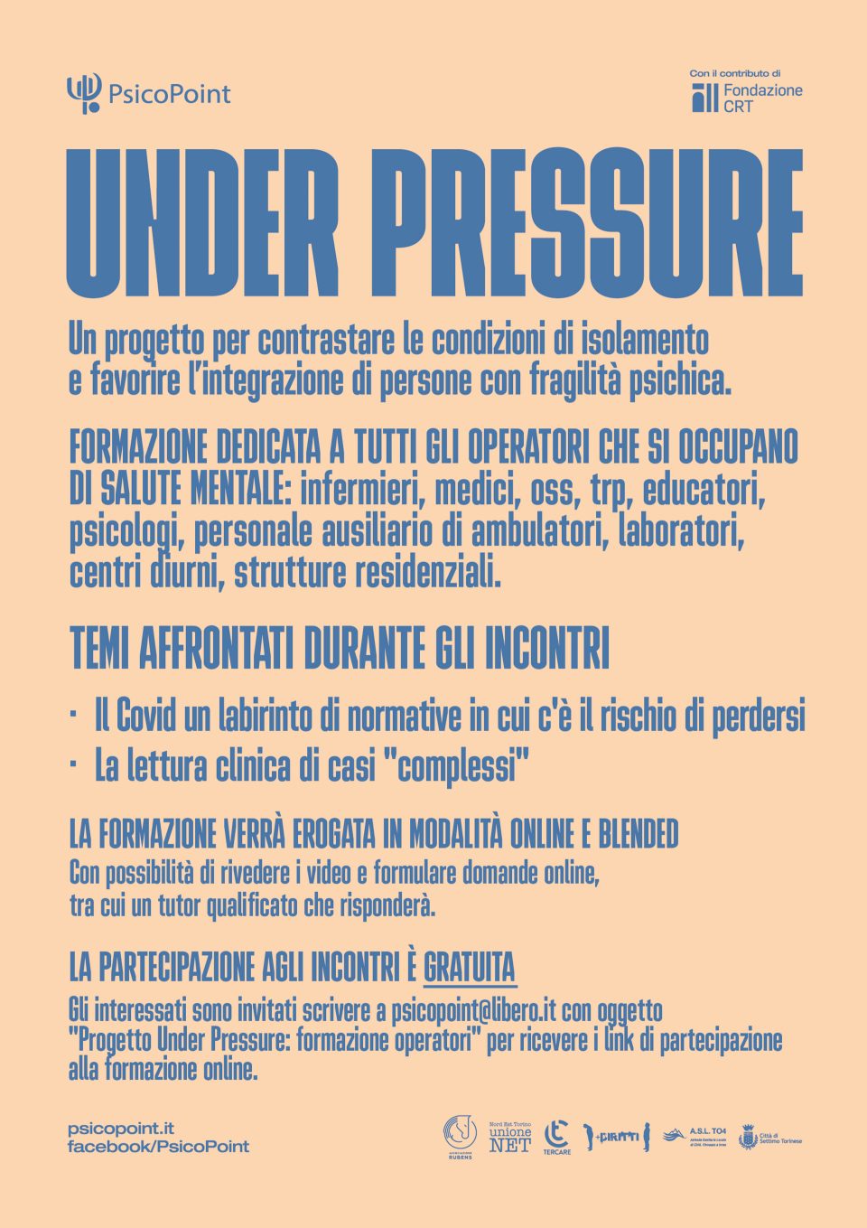 Under Pressure Locandina Formazione